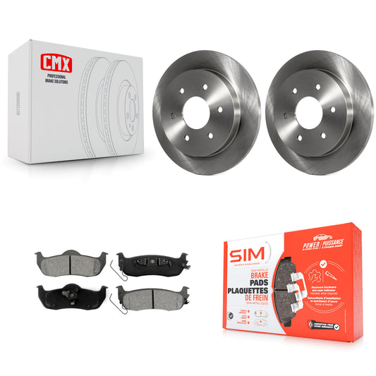 [Arrière] Kit de Disque et plaquette (semi-métallique) de frein pour Nissan Titan Armada INFINITI QX56 Pathfinder TITAN K8S-101796