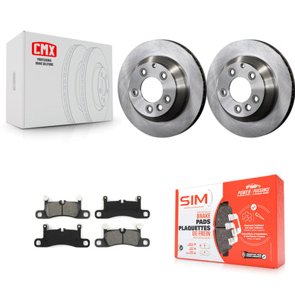 [Arrière] Kit de Disque et plaquette (semi-métallique) de frein pour Porsche Cayenne Volkswagen Touareg K8S-101803