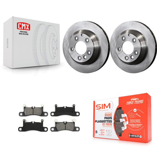 [Arrière] Kit de Disque et plaquette (semi-métallique) de frein pour Porsche Cayenne Volkswagen Touareg K8S-101803