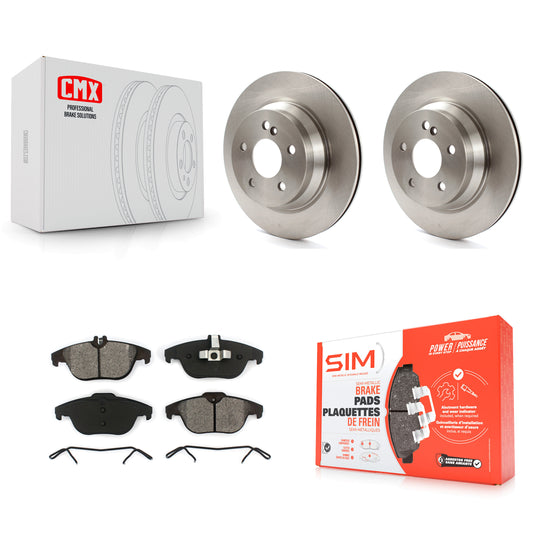 [Arrière] Kit de Disque et plaquette (semi-métallique) de frein pour Mercedes-Benz GLK350 E350 GLK250 K8S-101805