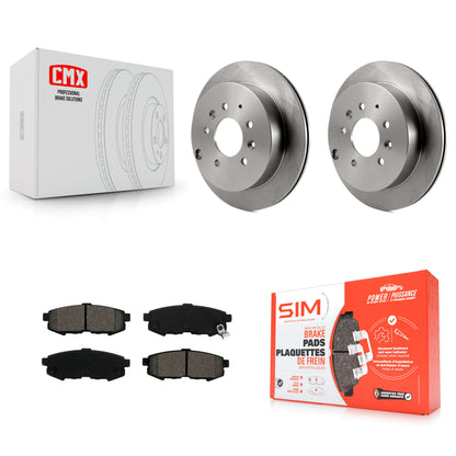 [Arrière] Kit de Disque et plaquette (semi-métallique) de frein pour 2004-2006 Mazda MPV K8S-101808