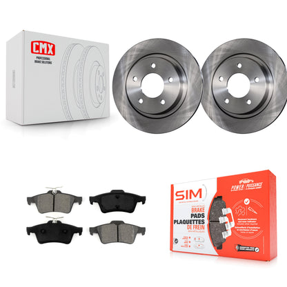 [Arrière] Kit de Disque et plaquette (semi-métallique) de frein pour Mazda 3 Sport K8S-101811