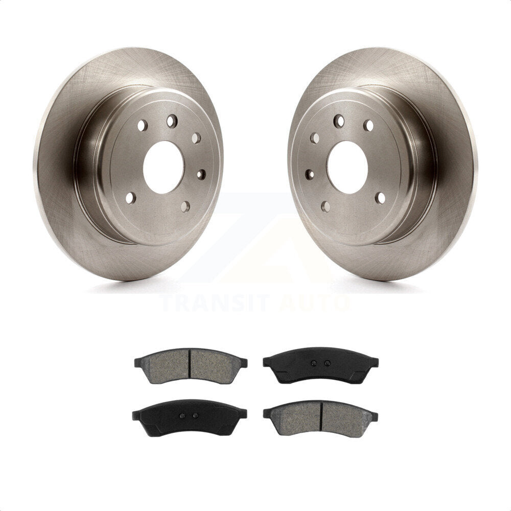 [Arrière] Kit de Disque et plaquette (semi-métallique) de frein pour 2004-2006 Suzuki Verona Chevrolet Epica K8S-101823 par Transit Auto