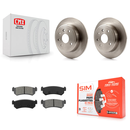 [Arrière] Kit de Disque et plaquette (semi-métallique) de frein pour 2004-2006 Chevrolet Optra avec 276mm Diameter Rotor K8S-101824
