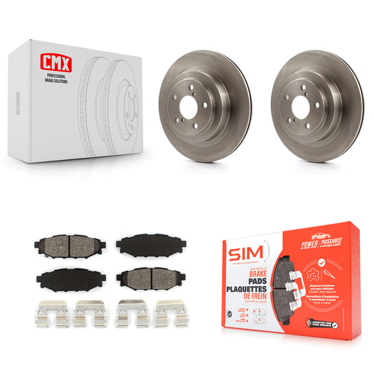 [Arrière] Kit de Disque et plaquette (semi-métallique) de frein pour Subaru Legacy K8S-101825