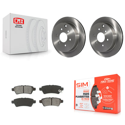[Arrière] Kit de Disque et plaquette (semi-métallique) de frein pour 2006-2007 Nissan Xterra K8S-101831