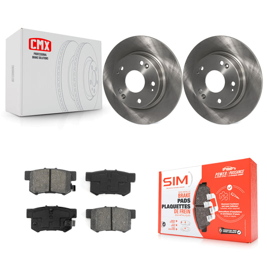 [Arrière] Kit de Disque et plaquette (semi-métallique) de frein pour Honda Civic Acura ILX CSX K8S-101839