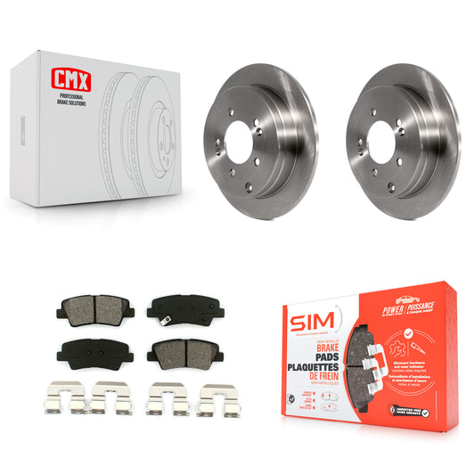 [Arrière] Kit de Disque et plaquette (semi-métallique) de frein pour Kia Amanti Hyundai Azera K8S-101840