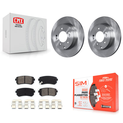 [Arrière] Kit de Disque et plaquette (semi-métallique) de frein pour Hyundai Sonata Tucson Kia Cadenza K8S-101843
