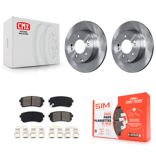 [Arrière] Kit de Disque et plaquette (semi-métallique) de frein pour Hyundai Sonata Tucson Kia Cadenza K8S-101843