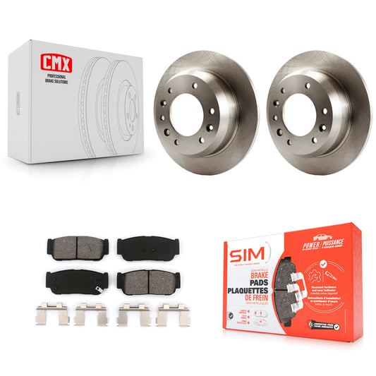 [Arrière] Kit de Disque et plaquette (semi-métallique) de frein pour Kia Sedona Hyundai Entourage To 04/27/06 K8S-101853