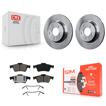 [Arrière] Kit de Disque et plaquette (semi-métallique) de frein pour 2006 Mazda 5 To 02 06 K8S-101858