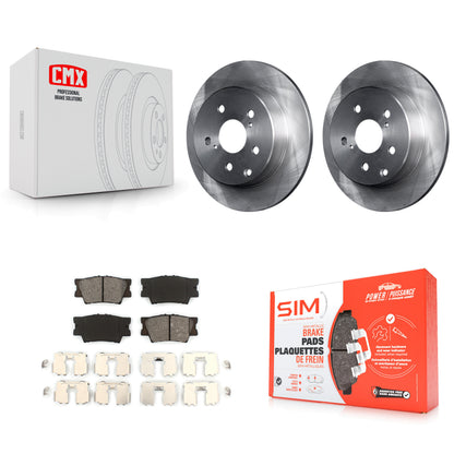 [Arrière] Kit de Disque et plaquette (semi-métallique) de frein pour Toyota RAV4 Lexus HS250h K8S-101861