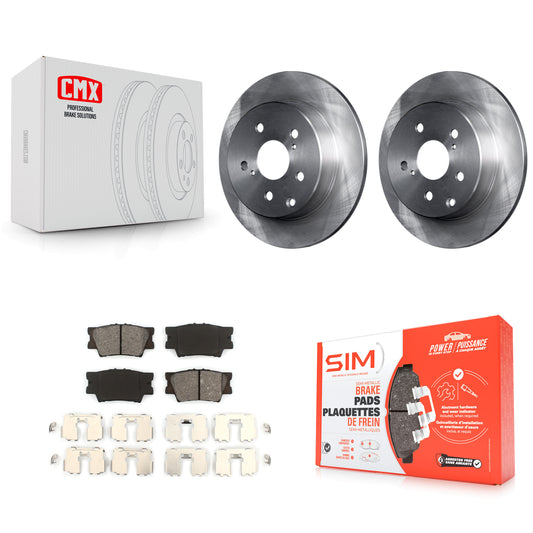 [Arrière] Kit de Disque et plaquette (semi-métallique) de frein pour Toyota RAV4 Lexus HS250h K8S-101861