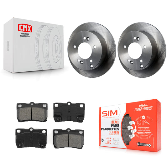 [Arrière] Kit de Disque et plaquette (semi-métallique) de frein pour Lexus IS250 K8S-101865