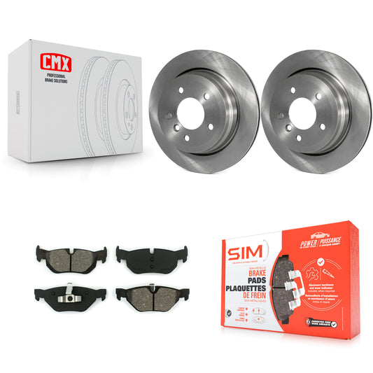 [Arrière] Kit de Disque et plaquette (semi-métallique) de frein pour BMW 328i xDrive X1 328xi 325xi K8S-101869