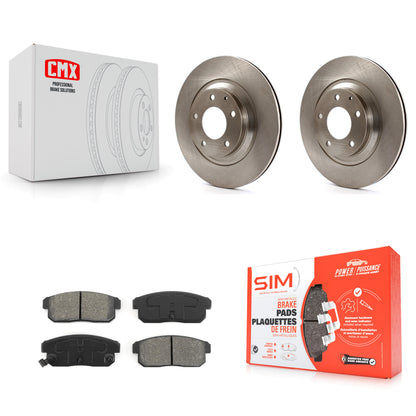 [Arrière] Kit de Disque et plaquette (semi-métallique) de frein pour 2004-2011 Mazda RX-8 K8S-101874