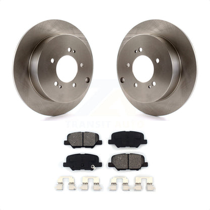 [Arrière] Kit de Disque et plaquette (semi-métallique) de frein pour 2013 Mitsubishi Outlander 3.0L K8S-101887 par Transit Auto