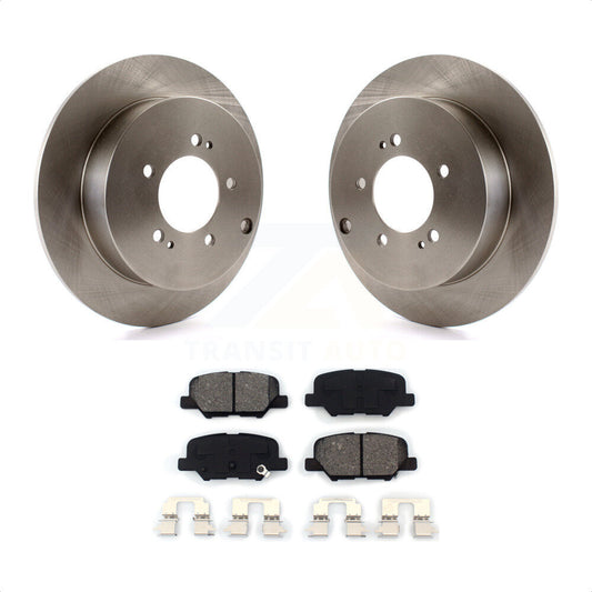 [Arrière] Kit de Disque et plaquette (semi-métallique) de frein pour 2013 Mitsubishi Outlander 3.0L K8S-101887 par Transit Auto