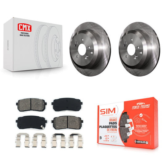 [Arrière] Kit de Disque et plaquette (semi-métallique) de frein pour 2007-2012 Hyundai Veracruz K8S-101889