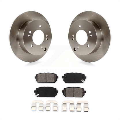 [Arrière] Kit de Disque et plaquette (semi-métallique) de frein pour 2007-2012 Kia Rondo K8S-101890 par Transit Auto