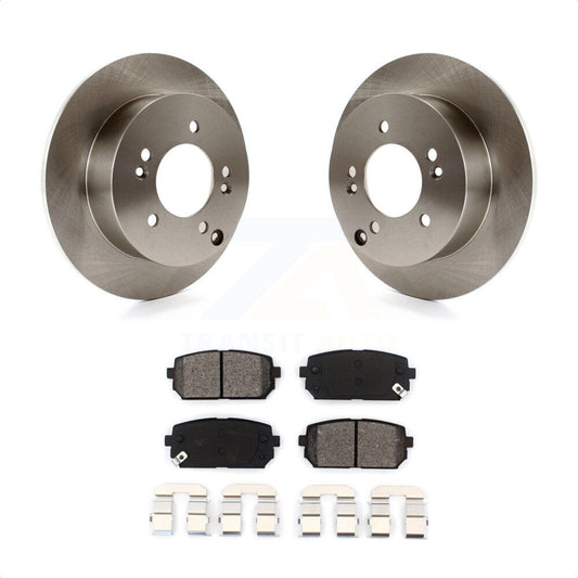 [Arrière] Kit de Disque et plaquette (semi-métallique) de frein pour 2007-2012 Kia Rondo K8S-101890 par Transit Auto