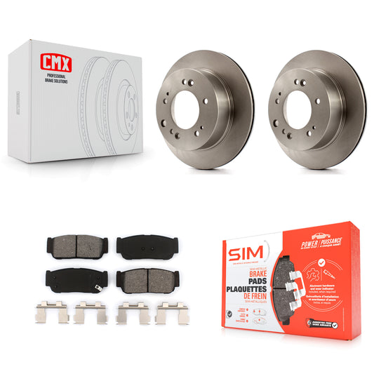 [Arrière] Kit de Disque et plaquette (semi-métallique) de frein pour 2007-2009 Kia Sorento K8S-101891