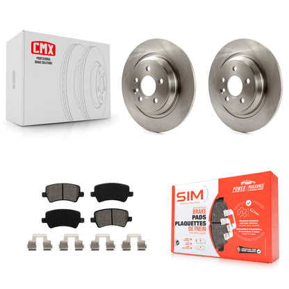[Arrière] Kit de Disque et plaquette (semi-métallique) de frein pour Volvo S60 XC70 S80 V60 Cross Country V70 K8S-101894