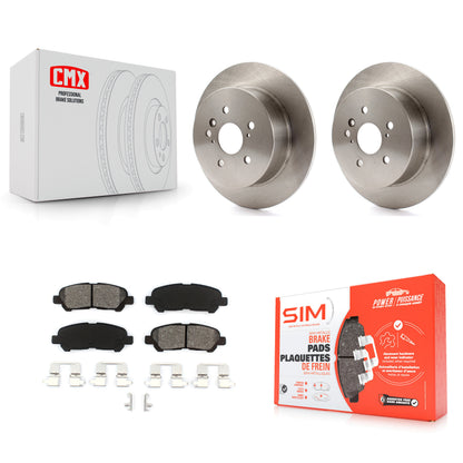 [Arrière] Kit de Disque et plaquette (semi-métallique) de frein pour 2008-2013 Toyota Highlander K8S-101898