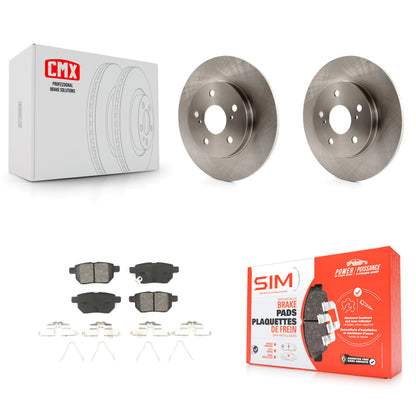 [Arrière] Kit de Disque et plaquette (semi-métallique) de frein pour Scion xB Toyota Matrix Pontiac Vibe Corolla iM K8S-101901