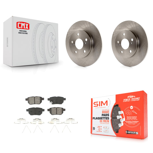 [Arrière] Kit de Disque et plaquette (semi-métallique) de frein pour Scion xB Toyota Matrix Pontiac Vibe Corolla iM K8S-101901
