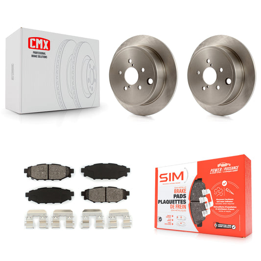 [Arrière] Kit de Disque et plaquette (semi-métallique) de frein pour Subaru Outback Impreza Forester Legacy Scion FR-S BRZ WRX K8S-101902