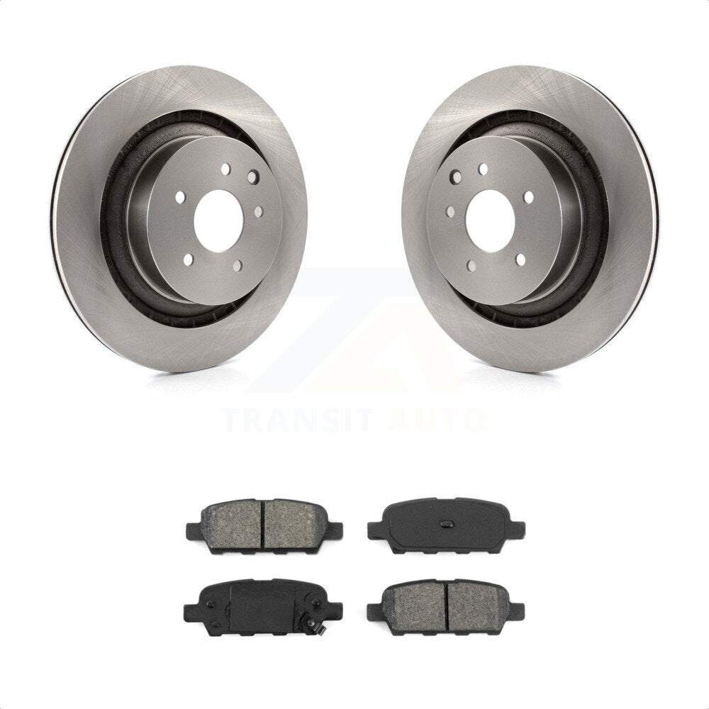 [Arrière] Kit de Disque et plaquette (semi-métallique) de frein pour 2014 INFINITI Q60 Sport K8S-101907 par Transit Auto