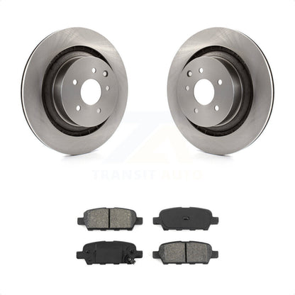 [Arrière] Kit de Disque et plaquette (semi-métallique) de frein pour 2014 INFINITI Q60 Sport K8S-101907 par Transit Auto