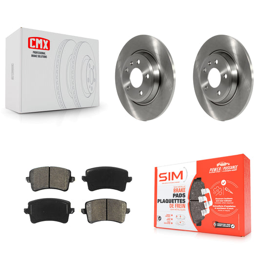 [Arrière] Kit de Disque et plaquette (semi-métallique) de frein pour Audi Q5 A4 Quattro A5 allroad S5 K8S-101911