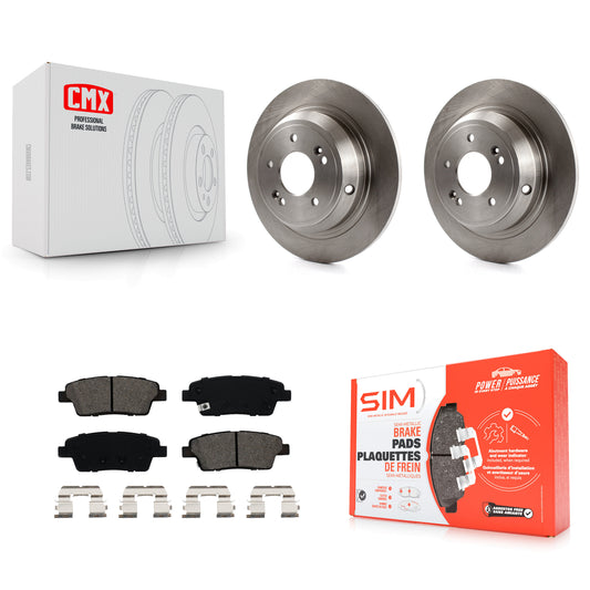 [Arrière] Kit de Disque et plaquette (semi-métallique) de frein pour Hyundai Genesis G80 Kia K900 K8S-101914