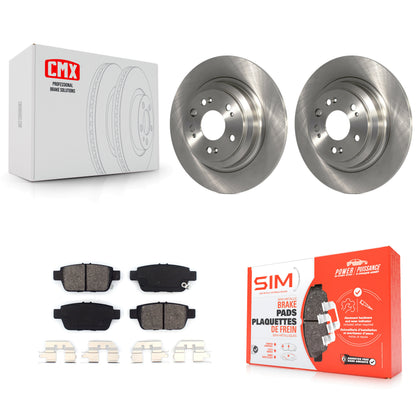 [Arrière] Kit de Disque et plaquette (semi-métallique) de frein pour 2009-2014 Acura TL K8S-101919