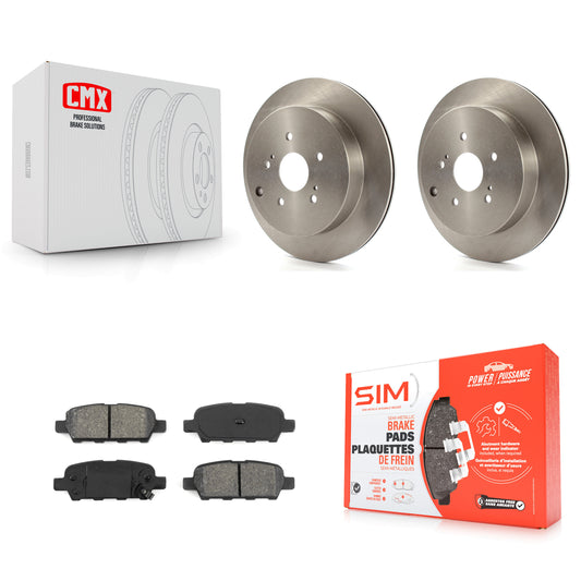 [Arrière] Kit de Disque et plaquette (semi-métallique) de frein pour 2009-2013 Suzuki Grand Vitara K8S-101920