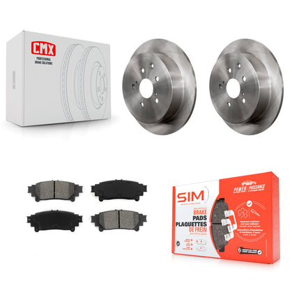 [Arrière] Kit de Disque et plaquette (semi-métallique) de frein pour Toyota Highlander Sienna Lexus RX350 RX450h K8S-101923