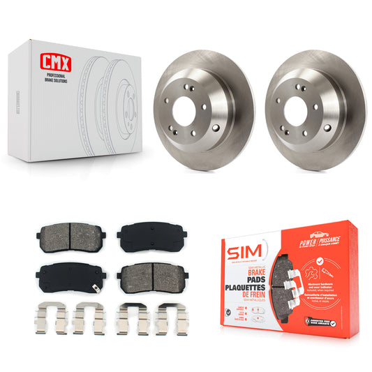 [Arrière] Kit de Disque et plaquette (semi-métallique) de frein pour 2015-2021 Kia Sedona K8S-101929