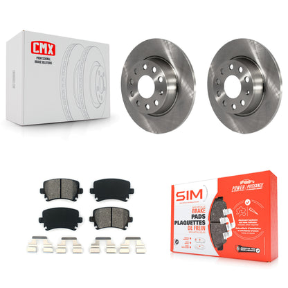 [Arrière] Kit de Disque et plaquette (semi-métallique) de frein pour Volkswagen GTI K8S-101932