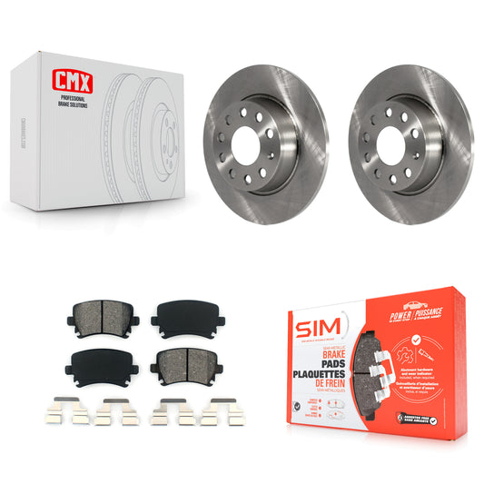 [Arrière] Kit de Disque et plaquette (semi-métallique) de frein pour Volkswagen GTI K8S-101932