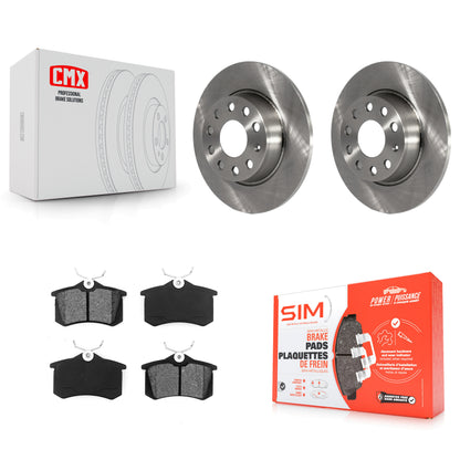 [Arrière] Kit de Disque et plaquette (semi-métallique) de frein pour Volkswagen Beetle Golf avec 272mm Diameter Rotor K8S-101934