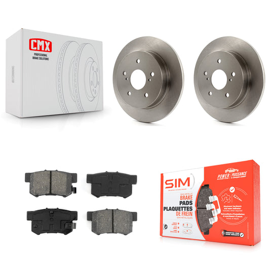 [Arrière] Kit de Disque et plaquette (semi-métallique) de frein pour 2010-2013 Suzuki Kizashi K8S-101935