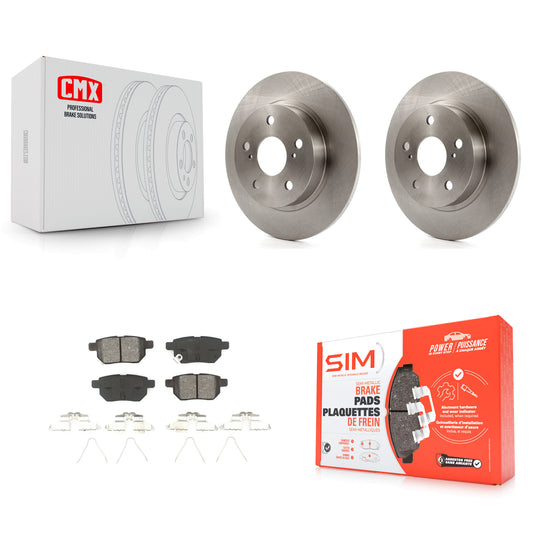 [Arrière] Kit de Disque et plaquette (semi-métallique) de frein pour 2011-2016 Scion tC K8S-101936