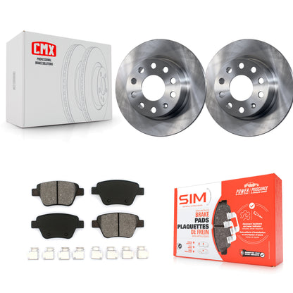 [Arrière] Kit de Disque et plaquette (semi-métallique) de frein pour Volkswagen Beetle GTI Eos avec 253mm Diameter Rotor K8S-101937