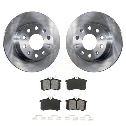 [Arrière] Kit de Disque et plaquette (semi-métallique) de frein pour 2011 Volkswagen Jetta avec 253mm Diameter Rotor K8S-101938