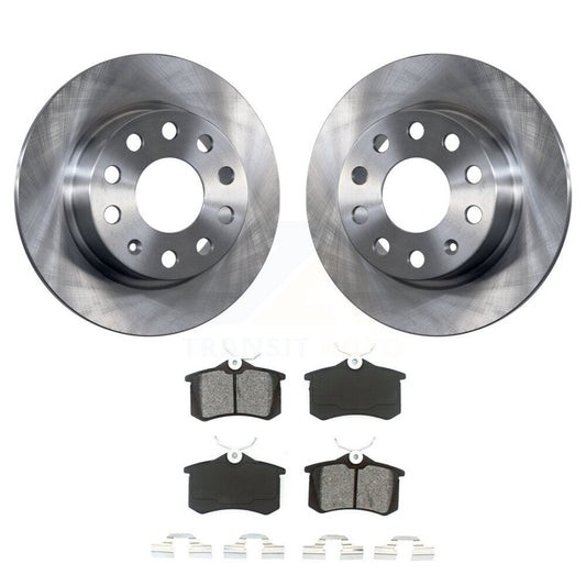 [Arrière] Kit de Disque et plaquette (semi-métallique) de frein pour 2011 Volkswagen Jetta avec 253mm Diameter Rotor K8S-101938