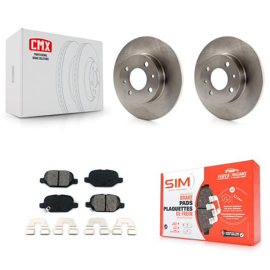 [Arrière] Kit de Disque et plaquette (semi-métallique) de frein pour Fiat 500 K8S-101945