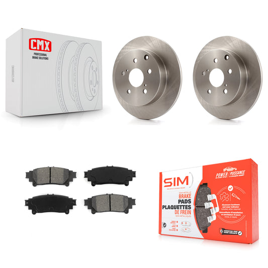[Arrière] Kit de Disque et plaquette (semi-métallique) de frein pour Toyota Prius V Mirai K8S-101948